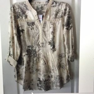 Vintage America Blues Printed top